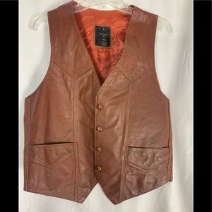 100% Leather Vest